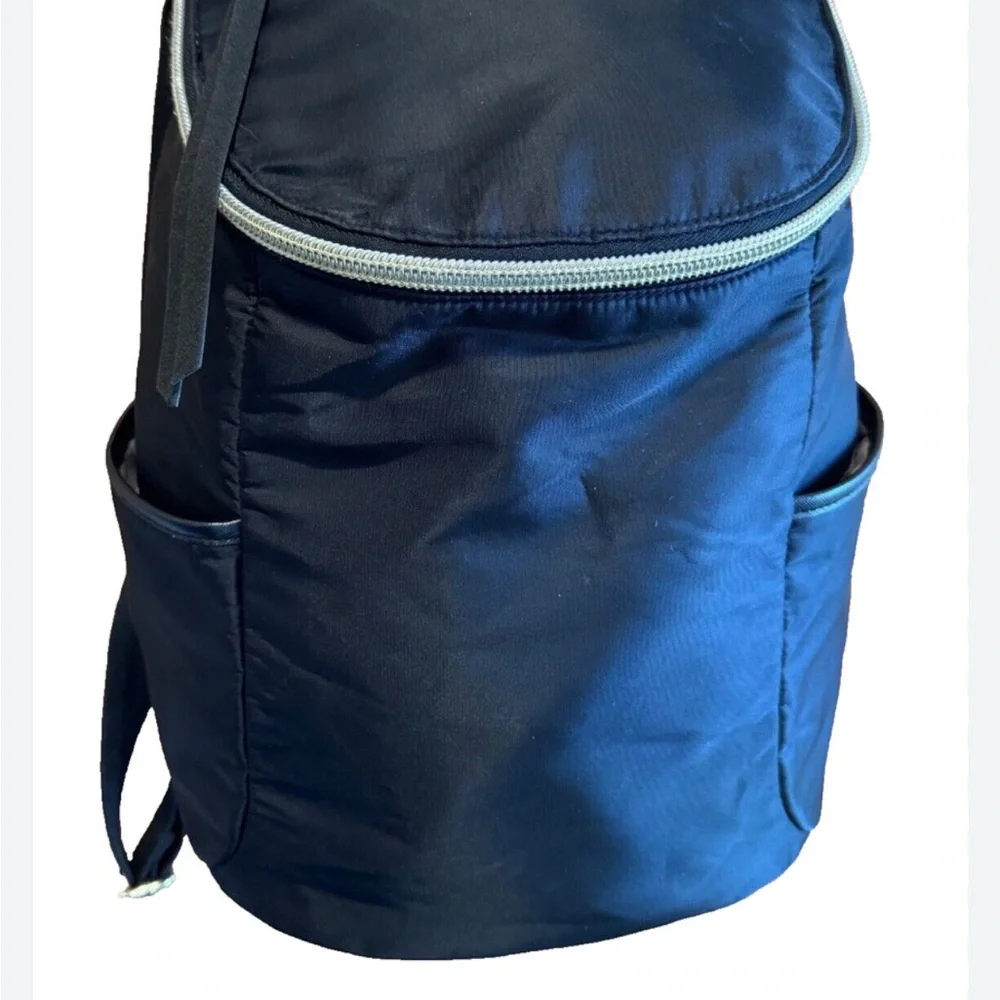 Aimee Kestenberg Black‎ Nylon Backpack with Gold Accents